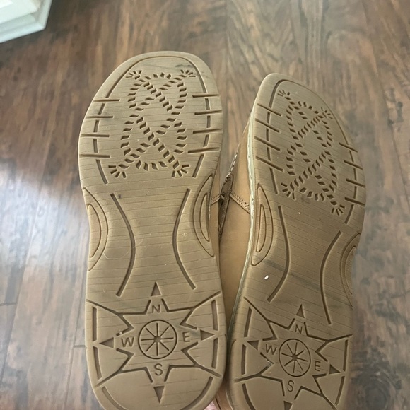 Bass Leather Boat Shoes Excellent Preowned Condition 8M - Picture 5 of 5